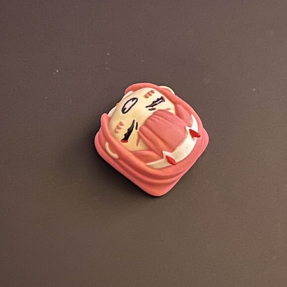 Cute Anime ZeroTwo Character Artisan Keycap for Mechanical Keyboard - Picture 3 of 4